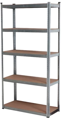 Bormann -  Ραφιέρα γαλβανιζέ 5 ράφια MDF 260Kg/ράφι 022596