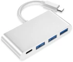 type-c to usb 3 x USB 3.0 hub (Κωδ. 1-DOCK013)