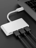 type-c to usb 3 x USB 3.0 hub (Κωδ. 1-DOCK013)