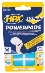 HPX POWER PADS 10 ΤΕΜ 20mm x 40mm ΣΕ ΕΚΘΕΤΗ 204000122