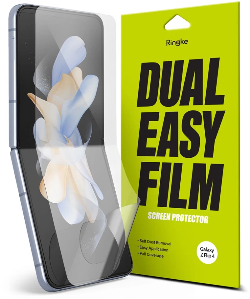 RINGKE Μεμβράνη προστασίας 3D 2.5D Anti-Explosion CF for SAMSUNG GALAXY Z FLIP 4 - 2-τεμ - ΔΙΑΦΑΝΟ
