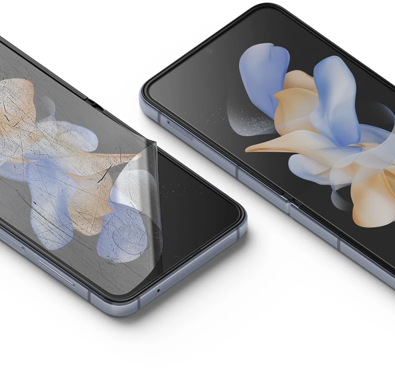 RINGKE Μεμβράνη προστασίας 3D 2.5D Anti-Explosion CF for SAMSUNG GALAXY Z FLIP 4 - 2-τεμ - ΔΙΑΦΑΝΟ