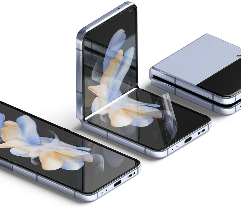 RINGKE Μεμβράνη προστασίας 3D 2.5D Anti-Explosion CF for SAMSUNG GALAXY Z FLIP 4 - 2-τεμ - ΔΙΑΦΑΝΟ
