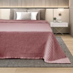 Κουβέρτα Adam Home Πικέ Waffle Opal Rose βαμβακερή   Opal Rose Υπέρδιπλη 220 x 240