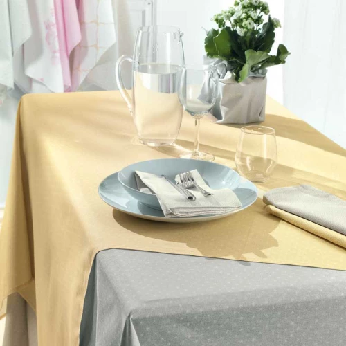 Σετ Τραπεζομάντηλο Ιταλίας Vallesusa 17249 Γκρι 150 x 270