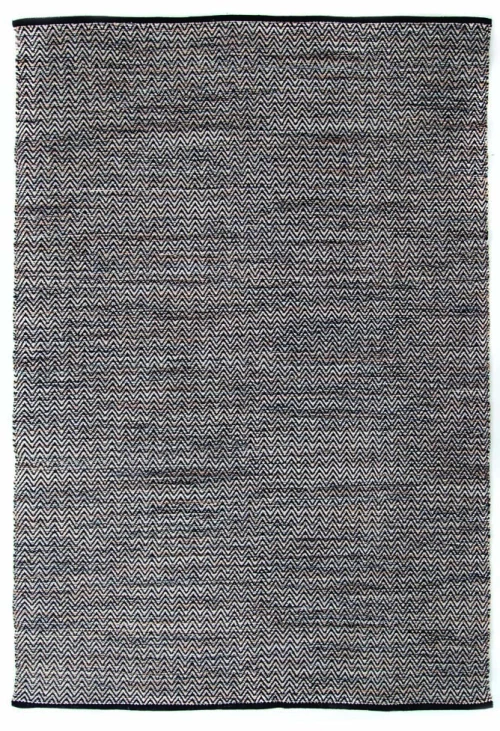 Χαλι Urban Cotton Kilim Venza Black Royal Carpet - 130x190 cm