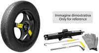 Lampa ΡΕΖΕΡΒΑ ΣΙΔΕΡΕΝΙΑ 155/80-19  ΚΑΡΕ 5x112 ΚΕΝΤΡΟ 66,6mm NO STOP ΚΙΤ ΜΕ ΓΡΥΛΟ+ΜΠΟΥΛΟΝΟΚΛΕΙΔΟ+ΤΣΑΝΤΑ L7616.3