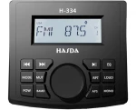Hasda HASDA MP3 PLAYER H-334 4x50W ΜΕ ΡΑΔΙΟΦΩΝΟ/USB/BLUETOOTH (ΑΔΙΑΒΡΟΧΟ/ΣΤΡΟΓΓΥΛΟ/ΜΑΥΡΟ) H-334/HSD