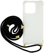 Θήκη Ancus Crossbody για Xiaomi Redmi 12C με Κορδόνι Μαύρo