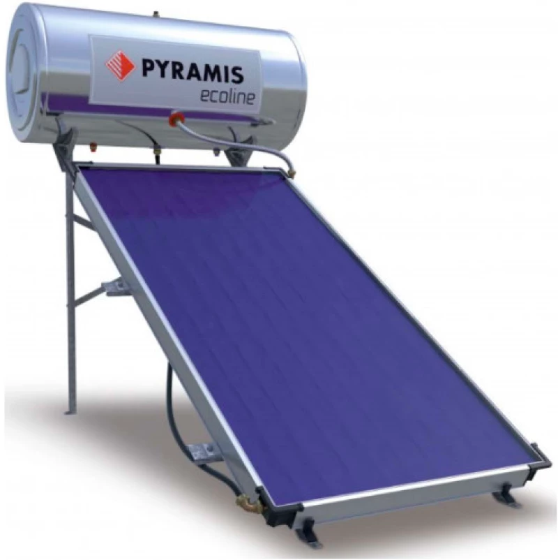 Pyramis Ecoline Ηλιακός Θερμοσίφωνας 160Lt Επιλεκτικού Συλλέκτη 1Χ2M2