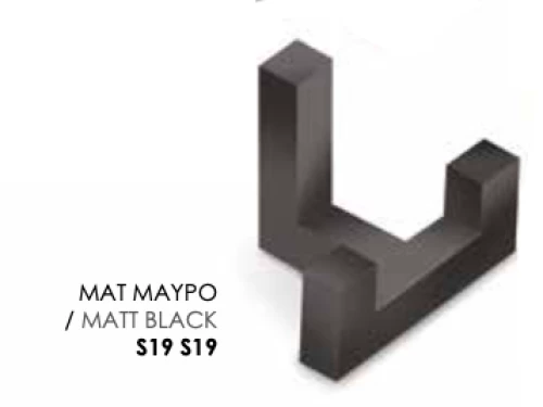 Conset C1197 Ματ Μαύρο Κρεμάστρα