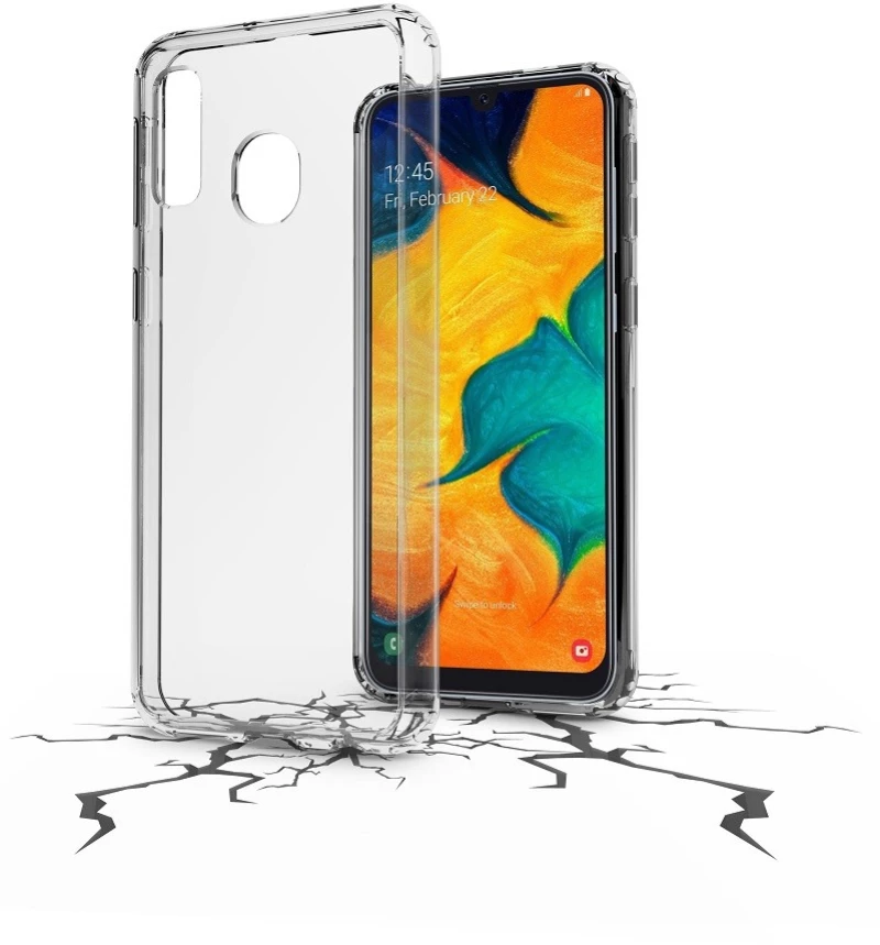 CELLULAR LINE 349522 Θήκη Σκληρή Διάφανη Με Σιλικόνη Duo Galaxy A40