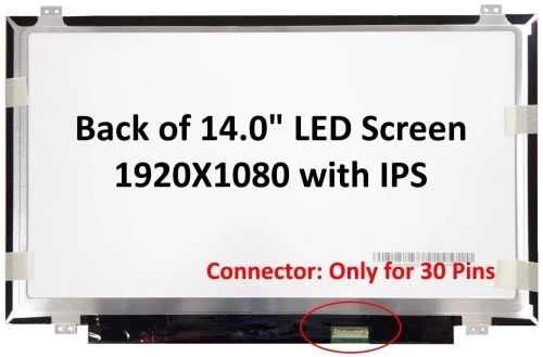Οθόνη Laptop  n140hca-eac rev c3  14.0'' 1920x1080 FHD IPS (Κωδ. 2891)