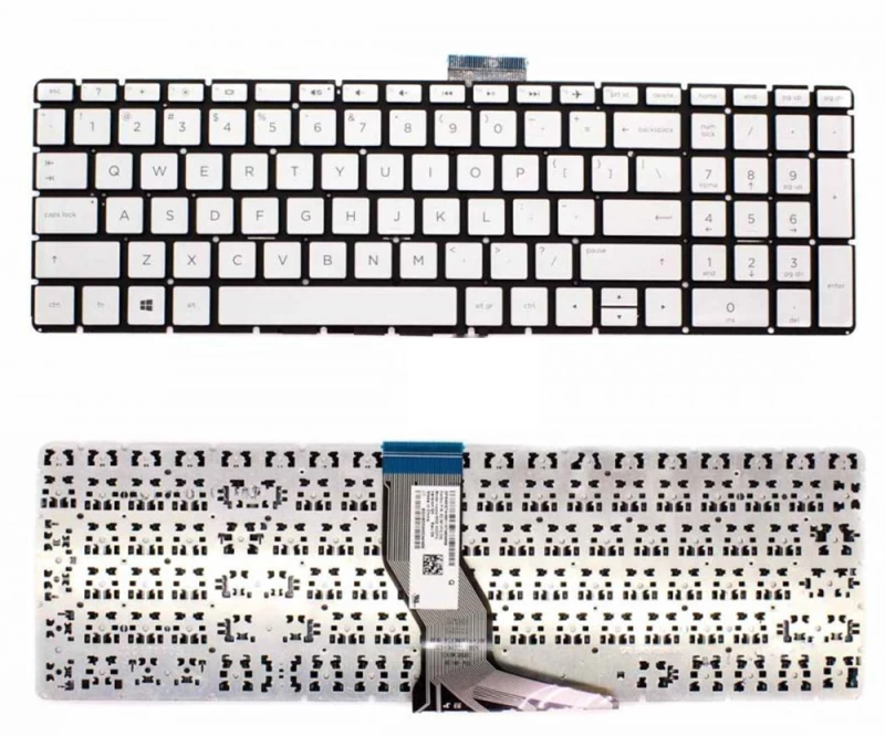 Πληκτρολόγιο  HP Laptop  15s-eq1010nv (Κωδ.40478USSILVERNOFRAME)