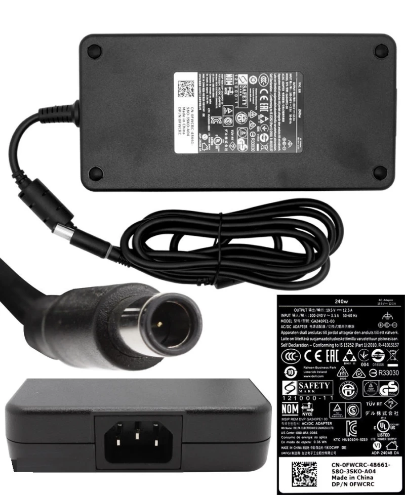 AC Adapter Dell Alienware x16 16"  Laptop Notebook Charger - OEM Υψηλής ποιότητας ( κωδ.60048)