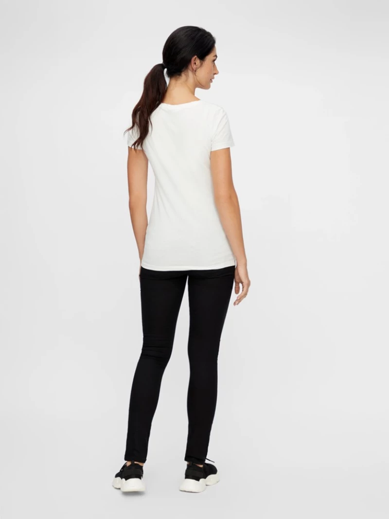 Jeggings εγκυμοσύνης Juliane slim fit μαυρο 20006841 Mamalicious