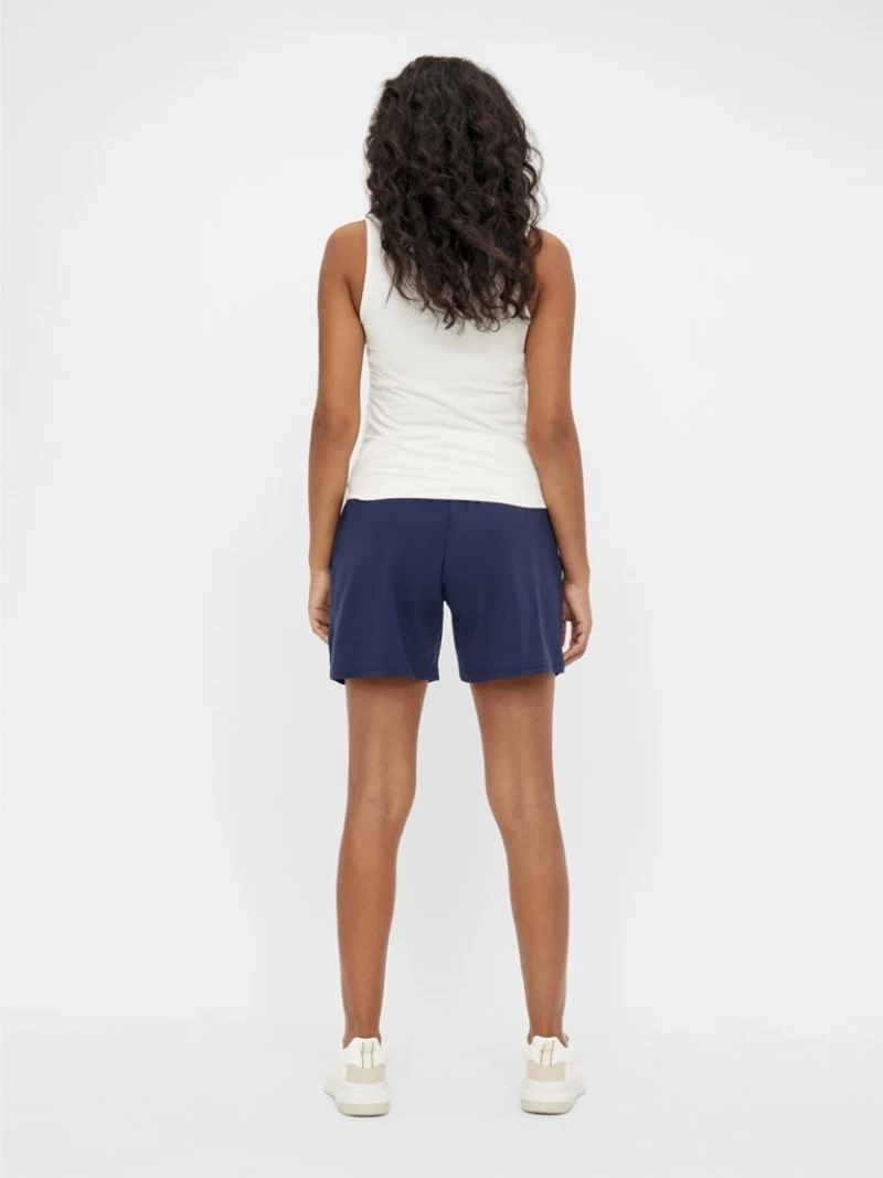 Σορτς εγκυμοσύνης βαμβακερό navy blue 20011076 Mamalicious