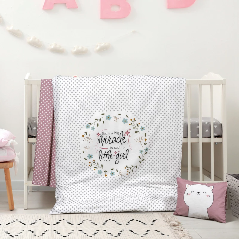 340190 ΠΑΠΛΩΜΑ ΒΡΕΦΙΚΟ CUTE ART 5191 110X150 ΕΜΠΡΙΜΕ BEAUTY HOME