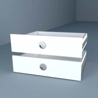 357998 Συρταριέρα ΝτουλάπαΣ Λευκό 43x60cm