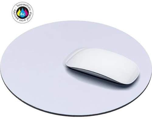 366130 Mousepad στρογγυλο λευκό O22εκ.