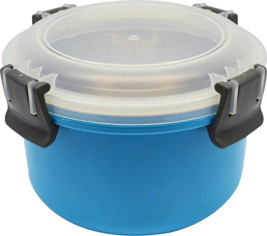 Ankor Φαγητοδοχείο Διπλό 800ml Μπλε