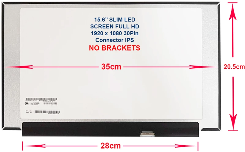 Οθόνη   Laptop  Dynabook Satellite Pro C50-H-108  Laptop screen  (Κωδ. 1-SCR0016)