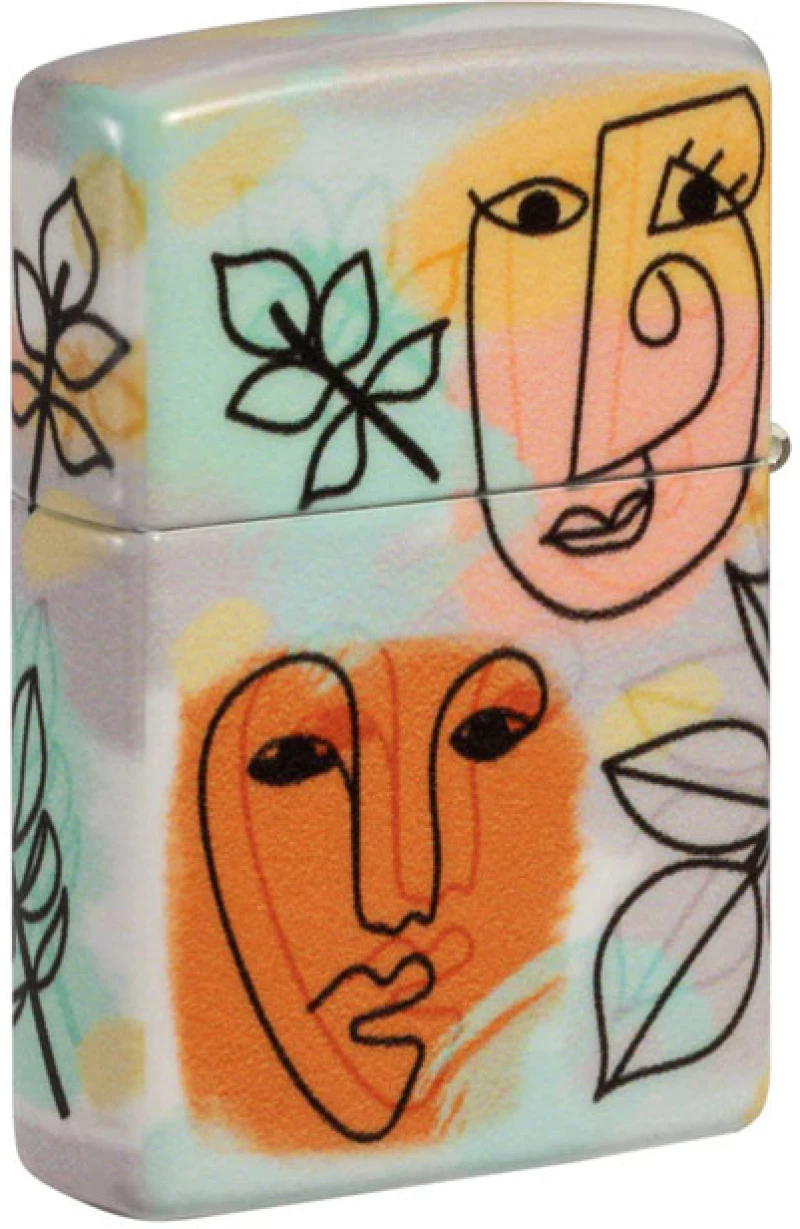 ZIPPO Αναπτήρας - 49352 Abstract Faces