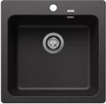 Blanco Naya 5 Anthracite Silgranit® PuraDur® Γρανιτένιος Ένθετος Νεροχύτης 51,5x51cm