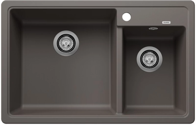 Blanco Legra 8 Volcano Grey SILGRANIT® PuraDur® Γρανιτένιος Ένθετος Νεροχύτης 78x50cm