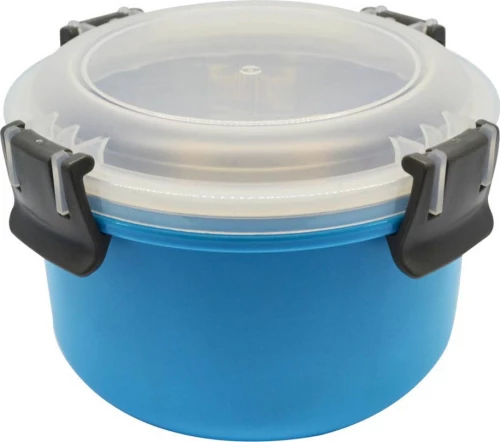 Ankor Φαγητοδοχείο Διπλό 1000ml Μπλε