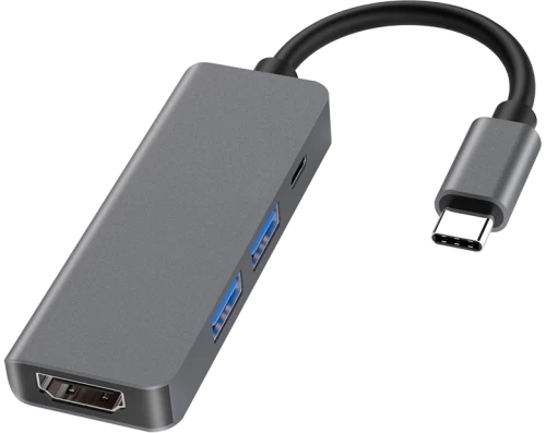 USB-C 4 port usb hub multifunctional type-c hub converter HW-TC16 (Κωδ. 1-DOCK008)