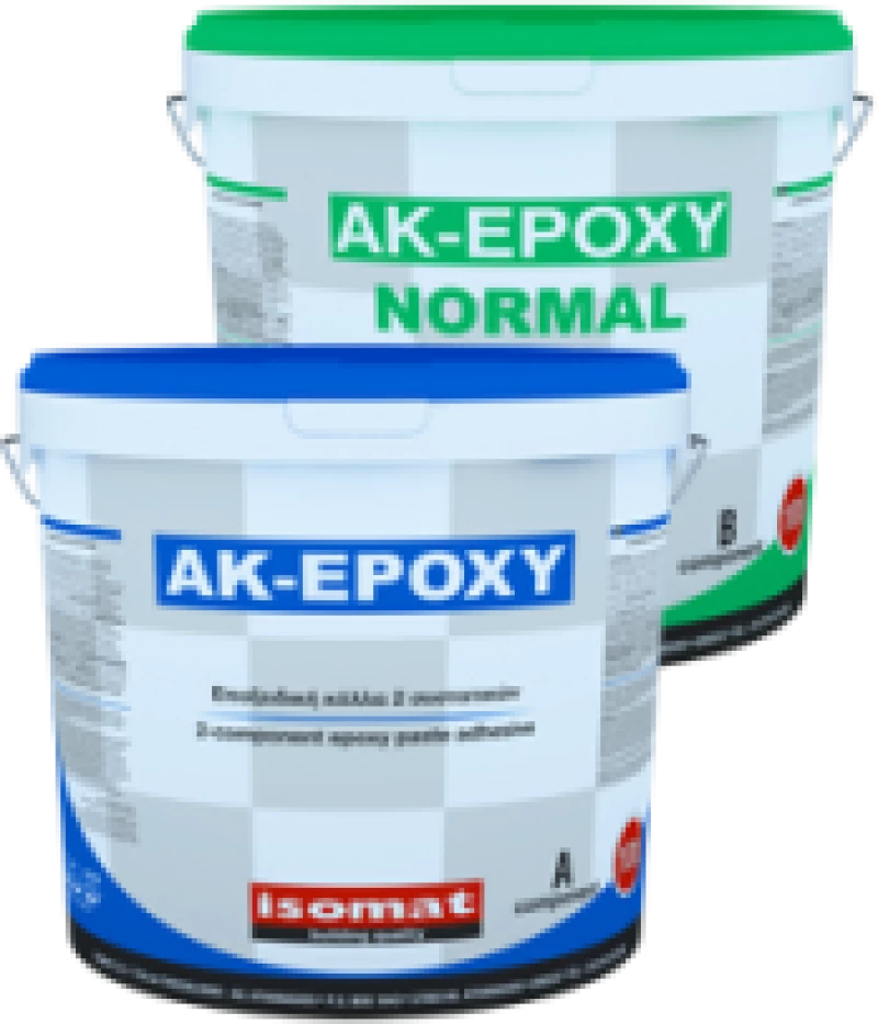 Isomat AK-Epoxy Normal Εποξειδική Κόλλα 2 Συστατικών, Για Μάρμαρα Και Γρανίτες, Χωρίς Διαλύτες, 1 Lit