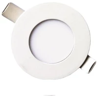 187686 ΦΩΤΙΣΤΙΚΟ ΧΩΝΕΥΤΟ LED SLIM Φ85 3W 6500K ΛΕΥΚΟ PLUS