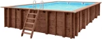 Ξύλινη Πισίνα Premium Rectangular 8.34x4.92x1.38cm Samar
