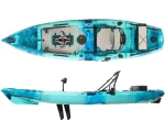 OCEANUS 335 pedal-step μονοθέσιο καγιάκ με κάθισμα αλουμινίου SCK - Μπλε/Τυρκουάζ