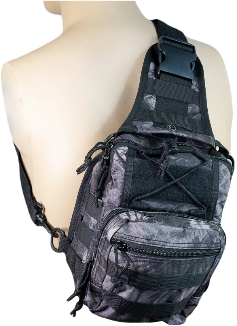 Τσαντάκι Πλάτης/Στήθους One Strap Mijo 10Lt Black Python