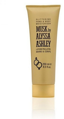 Alyssa Ashley Musk Glittering Hand & Body Moisturizer Body Lotion 250ml