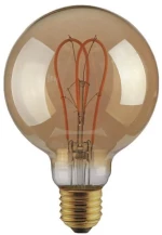 ΛΑΜΠΑ LED G125 FILAMENT "DECOR" 5W E27 2000K 220-240V DIMMABLE GOLD 147-78703