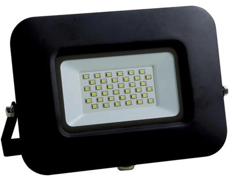 ΠΡΟΒΟΛΕΑΣ LED 30W SMD ΒΑΣΗ 360° ΜΑΥΡΟΣ IP65 4000K PLUS147-69326