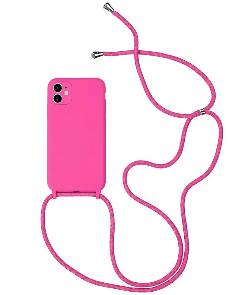STRAP Silicone Case for Iphone 11 Pro Pink