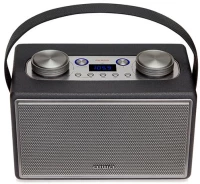 AIWA LEATHERETTE PORTABLE BLUETOOTH SPEAKER RMS 50W WITH MIC/GUITAR INPUT