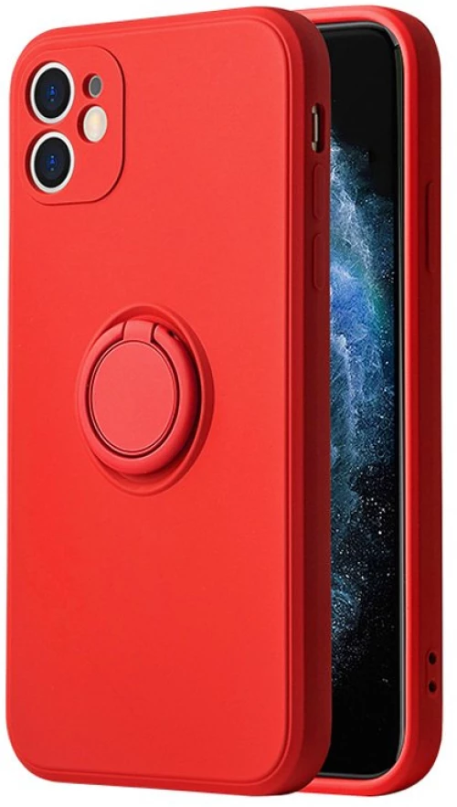 Vennus Silicone Ring for Iphone 13 Pro Max Red