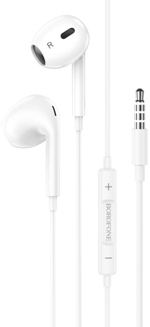 Borofone Earphones BM80 Max Gorgeous with microphone white