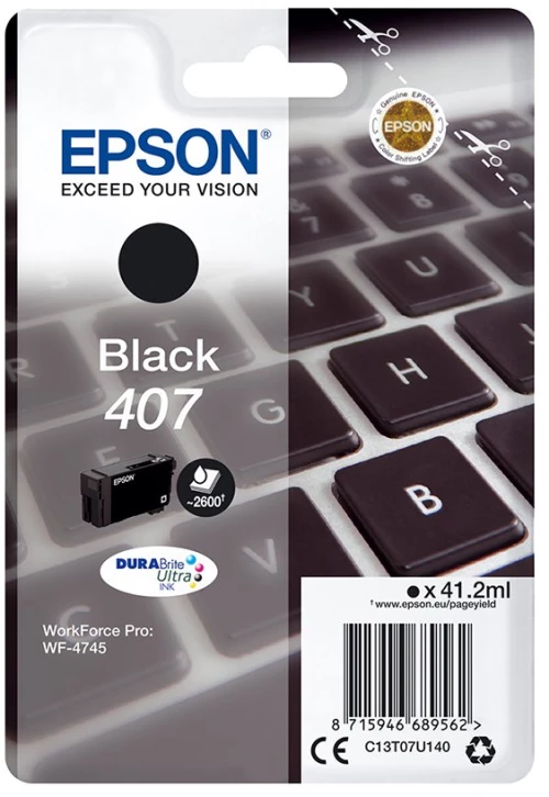 Epson 407 Black (C13T07U140) (EPST07U140)
