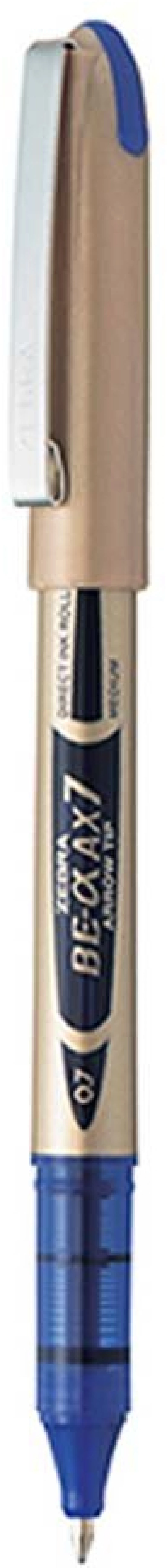 Zebra AX7 Zebroller  Gold RollerPen 0,7mm Blue (ZB-15992Z) (ZEBZB-15992Z)