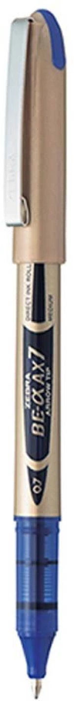 Zebra AX7 Zebroller  Gold RollerPen 0,7mm Blue (ZB-15992Z) (ZEBZB-15992Z)