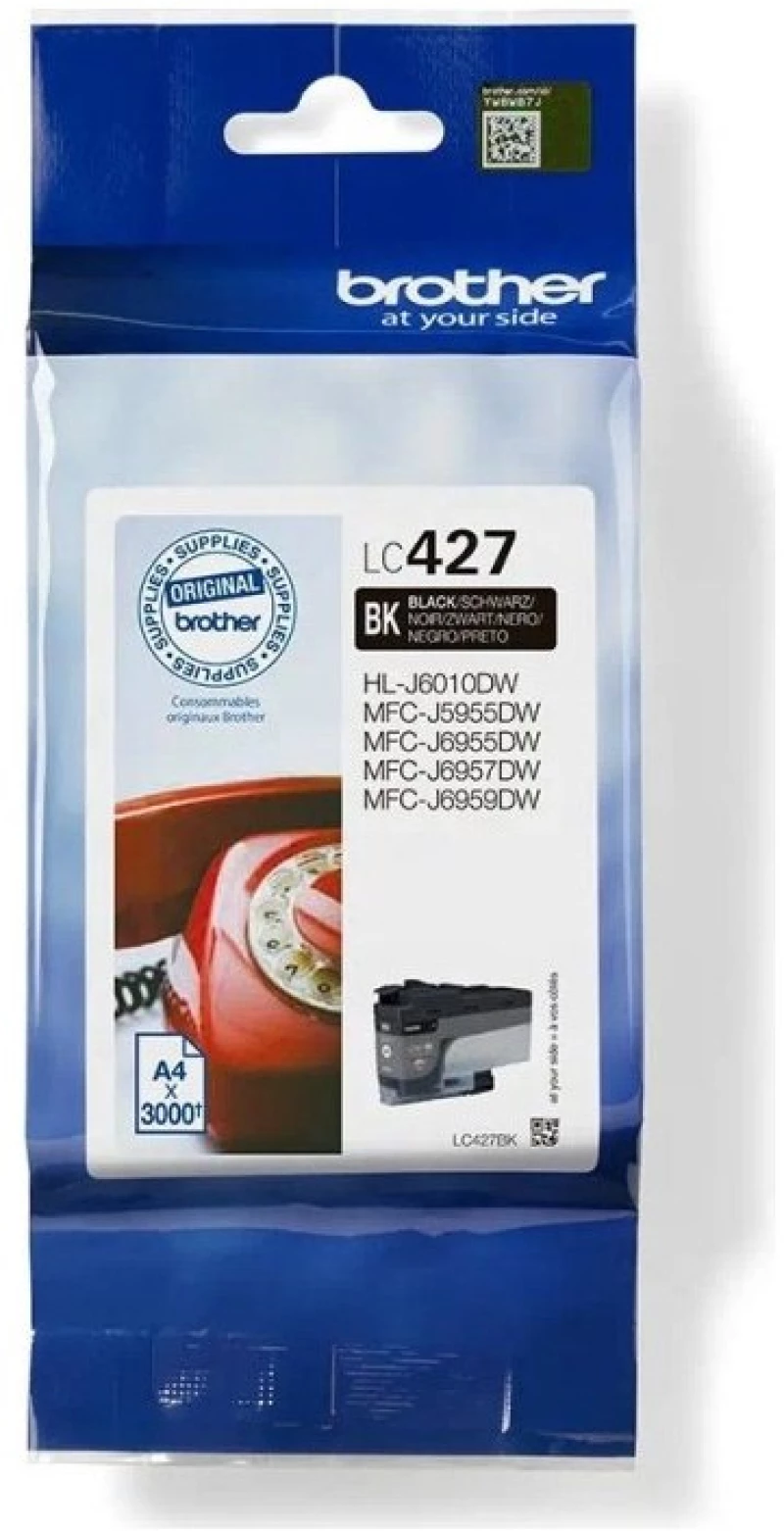 Brother Μελάνι Inkjet LC427BK Black (LC427BK) (BRO-LC-427BK)