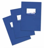 Τετράδιο ριγέ μπλε Unipap Genius 17x25cm 40φύλλα