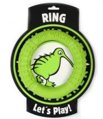 Παιχνίδι σκύλου Kiwi Walker Lets play Ring Mini 13cm Πράσινο