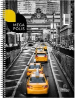 Τετράδιο Σπιράλ Α4 Salko Paper Megapolis 2Θ. 60Φ (Διάφορα Χρώματα)